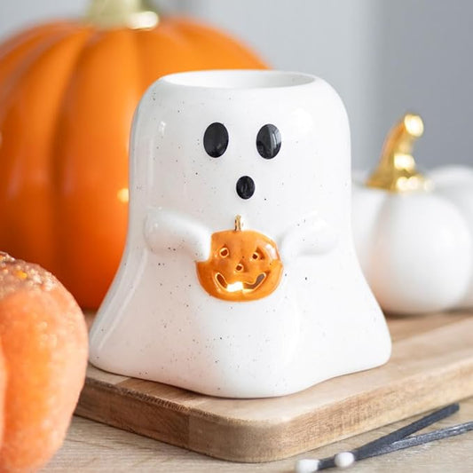 Halloween Ghost Wax or Oil Burner - Spooky Season Decor