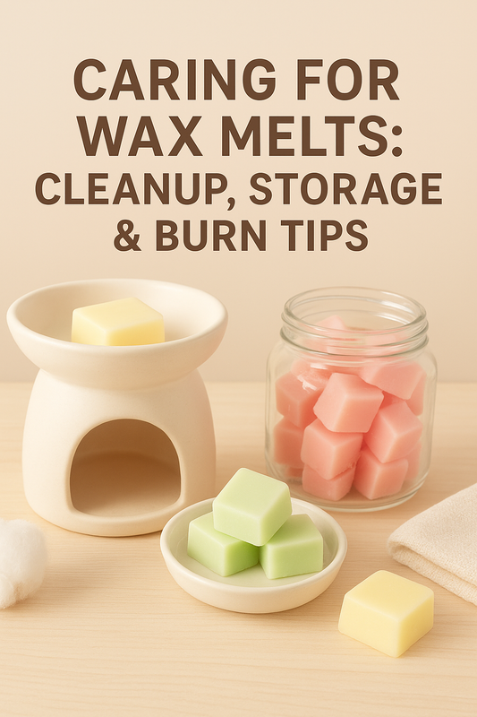 Caring for Wax Melts: Cleanup, Storage & Burn Tips