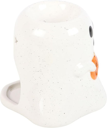 Halloween Ghost Wax or Oil Burner - Spooky Season Decor - Ember Haven Candles