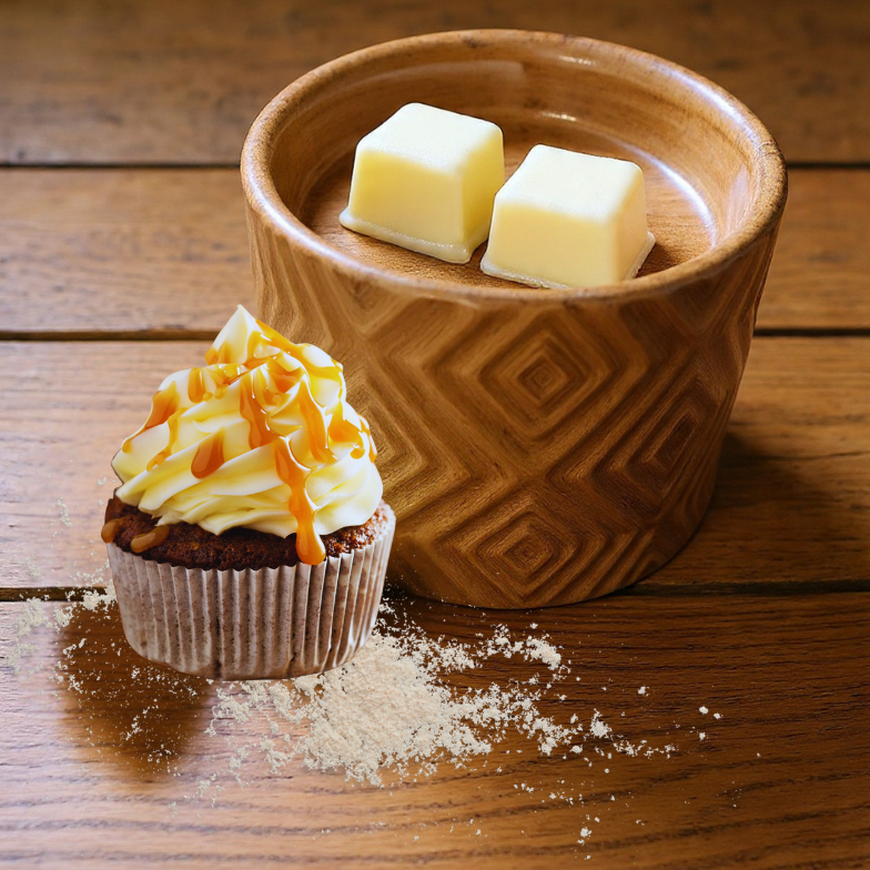 Butterscotch scent inspiration for Ember Haven salted butterscotch wax melt