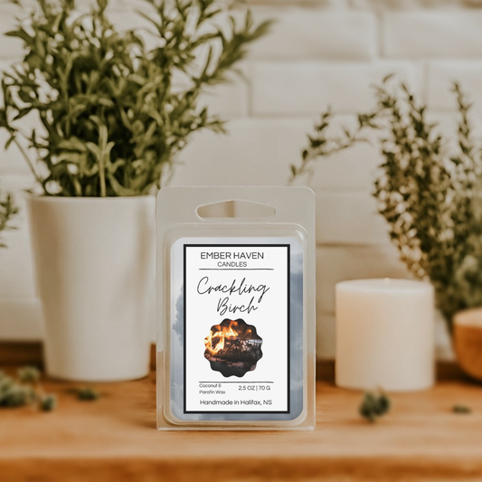 Crackling Birch - Fall Campfire and Woodsy Scented Wax melts