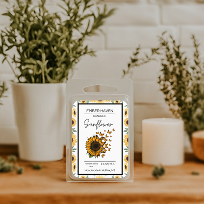 Sunflower - Floral Spring Wax Melts - Ember Haven Candles